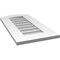 Ekena Millwork Arch Top Surface Mount PVC Gable Vent: Functional, w/ 3-1/2"W x 1"P Standard Frame, 14"W x 28"H GVPAR14X2801SF - alternate 4